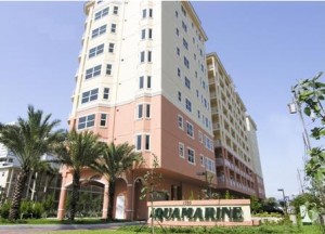 Condos for sale in the Aquamarine Condo building in Pompano Beach